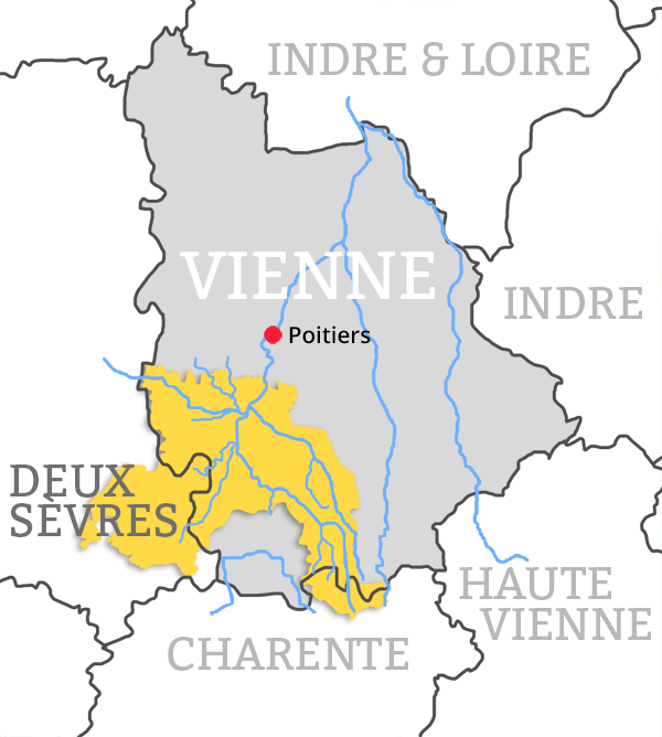 Territoire du Syndicat Mixte des Vallées du Clain Sud - 2020